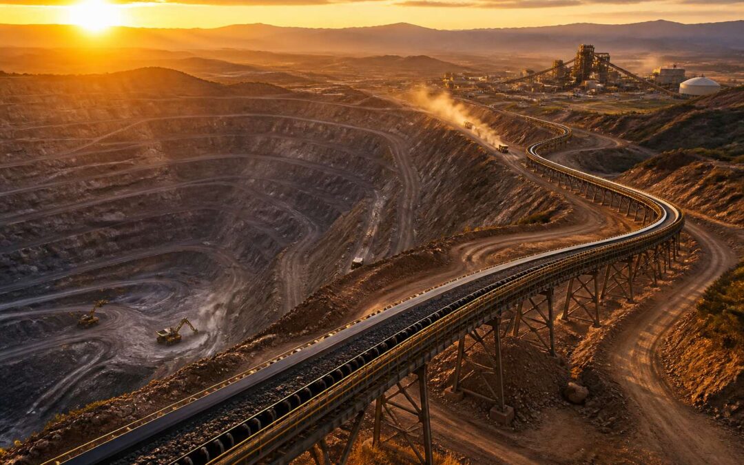 A reliable mining conveyor belt system boosts output and safety.