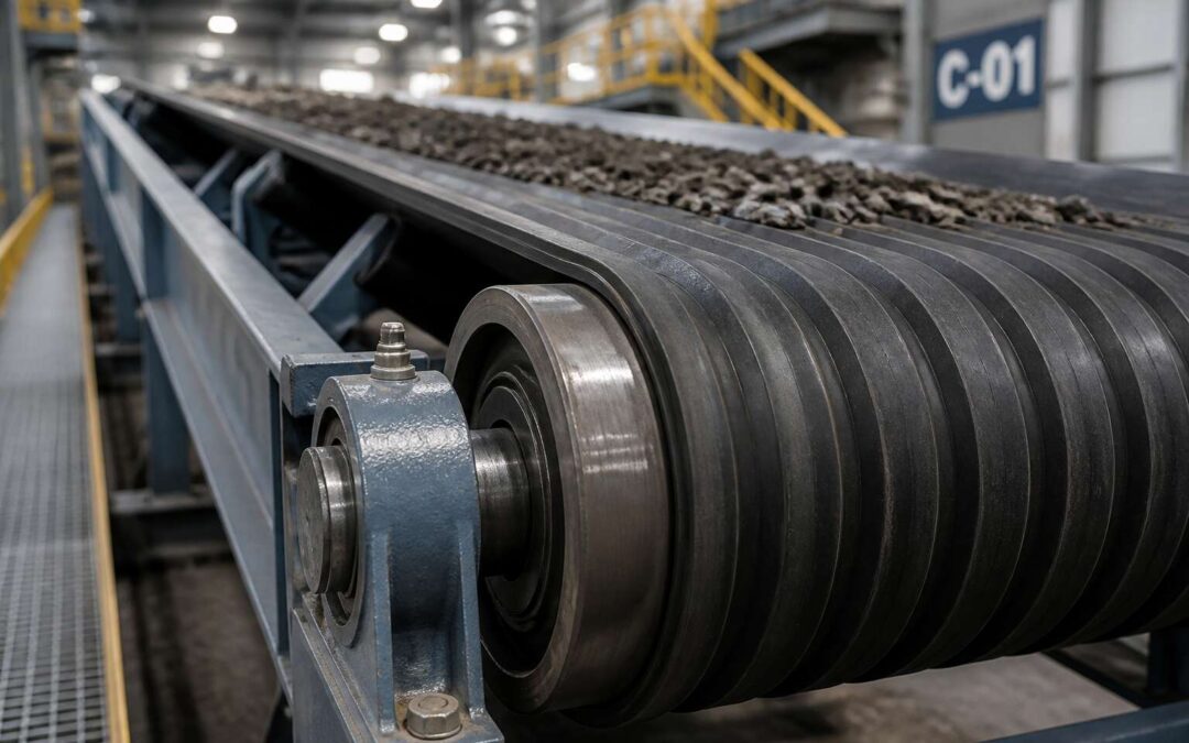 Conveyor belting used for sale, ready to ship.